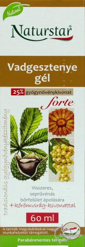 NATURSTAR VADGESZTENYE GÉL FORTE 2X60 ML