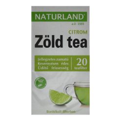 NATURLAND ZÖLD TEA CITROM 20FILTER