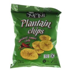 SAMAI PLANTAIN CHIPS ÉDES CHILI 75G