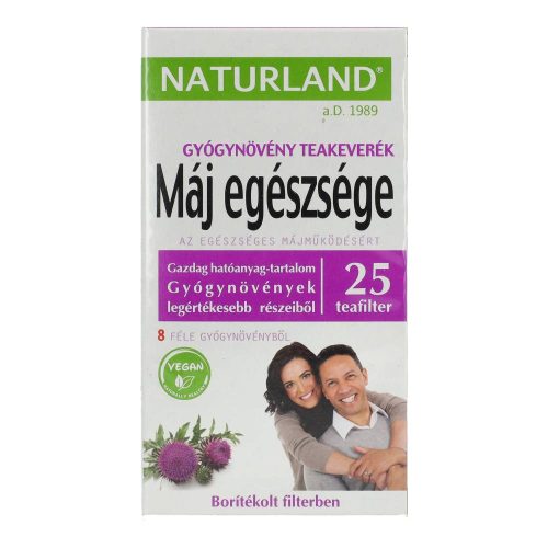 NATURLAND MÁJ EGÉSZSÉGE TEA 25FILTER