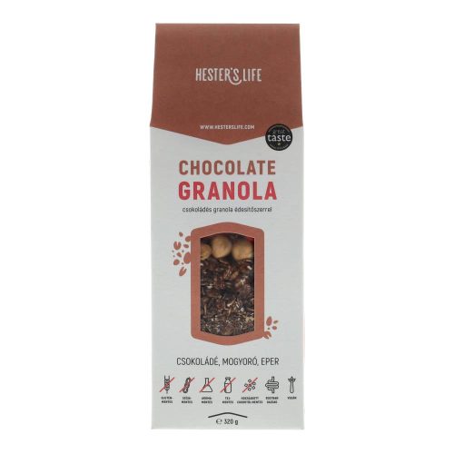 HESTERS GRANOLA CSOKOLÁDÉS 320G GM.HCM.