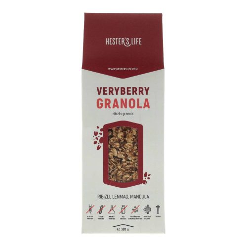 HESTERS GRANOLA RIBIZLIS 320G GM.HCM.