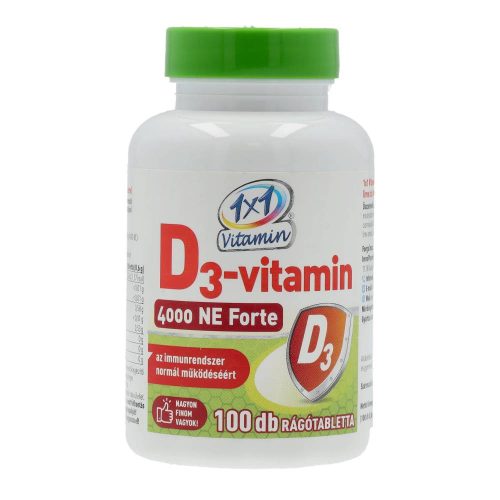 1x1 D3-VITAMIN 4000NE RÁGÓTABLETTA