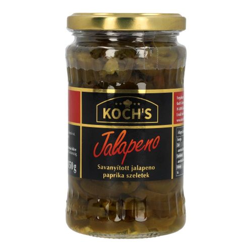 KOCHS JALAPENO SZELETELT 150g