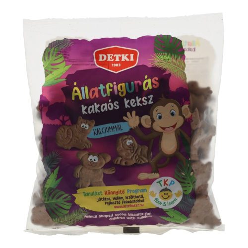 DETKI ÁLLATFIGURÁS KEKSZ KAKAÓS 160G