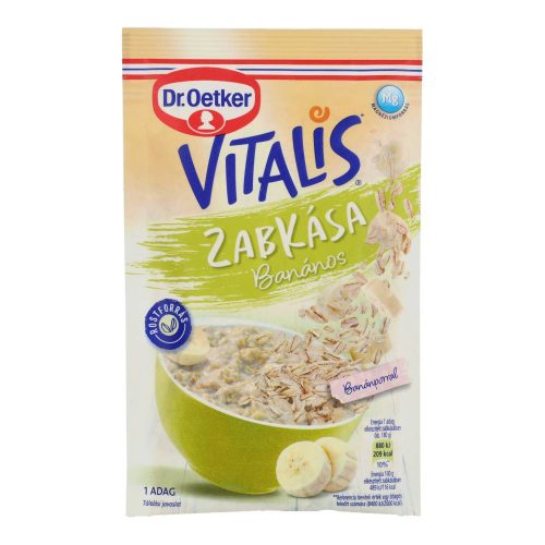 DR.OETKER VITÁLIS ZABKÁSA BANÁNOS