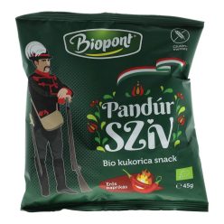 BIOPONT BIO KUKORICÁS SNACK PANDÚR SZÍV