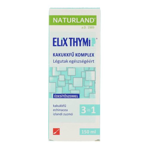 NATURLAND ELIXTHYMI KAKUKKFŰ SZIRUP