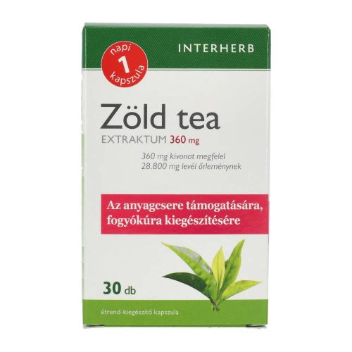 INTERHERB NAPI1 ZÖLD TEA EXTR.KAPSZ.