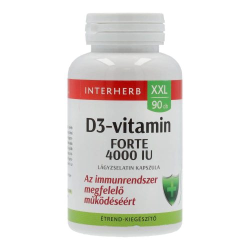 INTERHERB XXL D3-VIT.FORTE 4000IU KAPSZ.