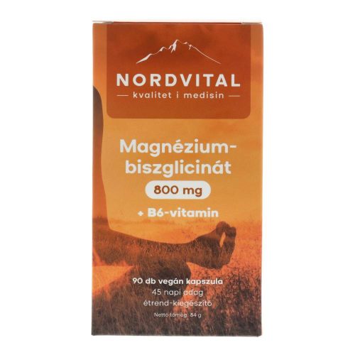 NORDVITAL MAGN.BISZGL. VEG.KAPSZULA 90DB