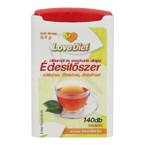 LOVE DIET M. ÉDESÍTŐSZER TABLETTA 140DB