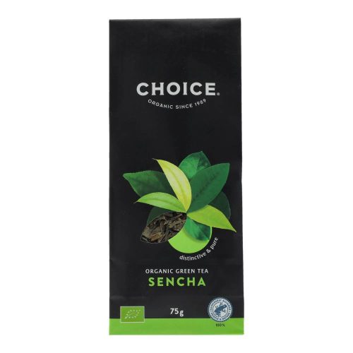 CHOICE TEA BIO SZÁLAS SENCHA 75G