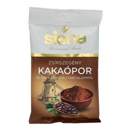 SIENA 10-12% ZSÍRSZEGÉNY KAKAÓPOR 75G