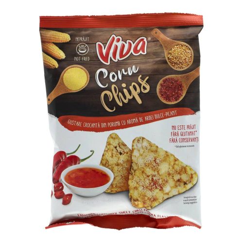 VIVA KUKORICACHIPS PAPRIKÁS 50G