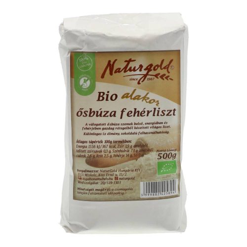 NATURGOLD BIO ŐSBÚZA FEHÉRLISZT 500G