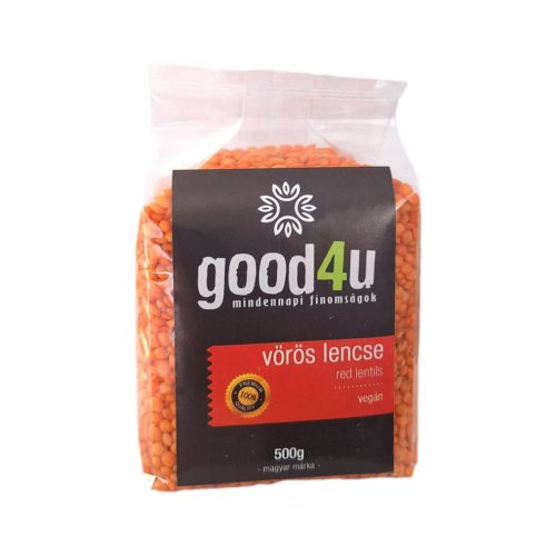 GOOD4U LENCSE VÖRÖS 500 G