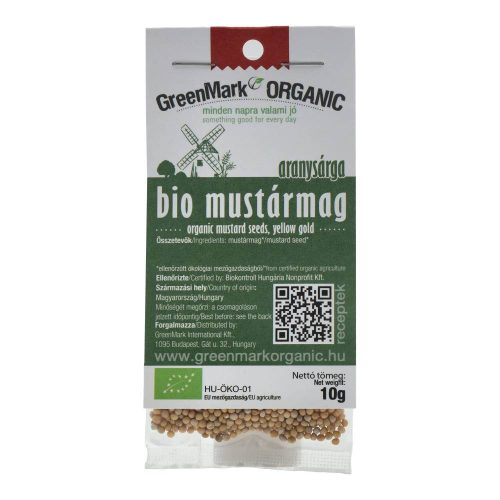 GREENMARK BIO MUSTÁRMAG ARANYSÁRGA 10G