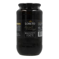 LORETO OLÍVABOGYÓ FEKETE MAGOZOTT 900G