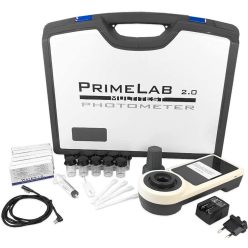   PrimeLab 2.0 Multitest photometer digitális vízelemző magán, közületi medencékhez, All-in-1 Kit