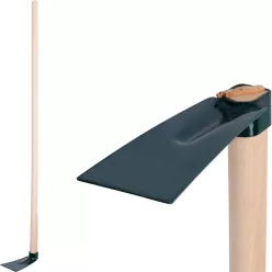   Kerti kapa, Strend Pro Garden G284C-WH, sötétzöld, egyenes, 7 cm munkaszélesség, acél fej, fa nyél