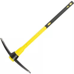   Csákány, Strend Pro Garden SK049, sárga/fekete, 2500 g, üvegszálas nyél, acél fej, kétoldalas, hegyes/lapos, kemény és sziklás talajhoz