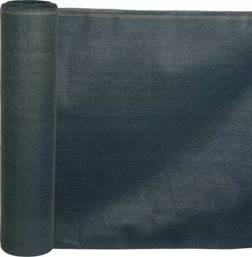 Árnyékoló háló medence fölé, kerítésre, Strend Pro Garden, 1,8 x 25 m, antracit, 95% árnyékolás, HDPE, UV-álló, időjárásálló, 230 g/m², rögzítőfüles