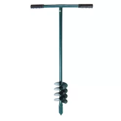   Kézi földfúró, Strend Pro Garden EarthDrill, acél, 150 mm spirál, faültetéshez, kertépítéshez és építési munkákhoz