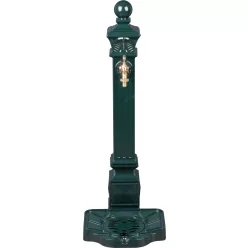   Kerti kút, Strend Pro Garden LT-DC036, 33 × 29 × 82 cm, zöld, alumínium, időjárásálló, könnyen összeszerelhető