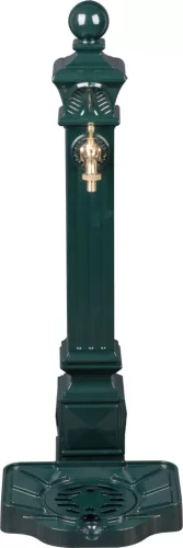Kerti kút, Strend Pro Garden LT-DC036, 33 × 29 × 82 cm, zöld, alumínium, időjárásálló, könnyen összeszerelhető