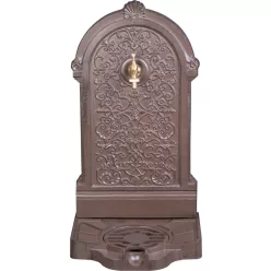   Kerti kút, Strend Pro Garden LT-H20505, 39 x 33 x 72 cm, barna, alumínium, időjárásálló, könnyen összeszerelhető
