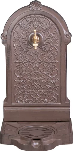 Kerti kút, Strend Pro Garden LT-H20505, 39 x 33 x 72 cm, barna, alumínium, időjárásálló, könnyen összeszerelhető