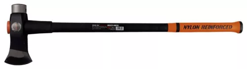 Hasítófejsze, Strend Pro Garden Everest LSA ALU, fekete/narancssárga, 2500 g, 90 cm, üvegszálas nyél, acél fej, Multi-Neck technológia
