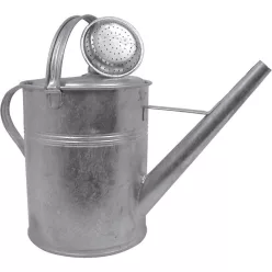   Kerti locsolókanna, Kovotvar KKG, szürke, 5 l, horganyzott, fém, öntözőrózsával