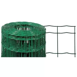   Ponthegesztett háló, Strend Pro Garden Europlast 2, sötétzöld, 150 cm x 25 m, rácsméret: 100 x 50 mm, drótvastagság: 2,2 mm, PVC bevonatos, négyszögletű