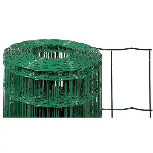 Ponthegesztett háló, Strend Pro Garden Europlast 1, sötétzöld, 160 cm x 25 m, rácsméret: 100 x 50 mm, drótvastagság: 2,2 mm, PVC bevonatos, négyszögletű
