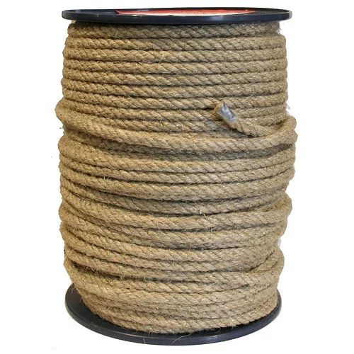 Juta/polipropilén sodrott kötél, Lanex S01029, hosszúság: 20 m, átmérő: 30 mm, teherbírás 5712 kg, általános felhasználásra, dobon (TC432111)
