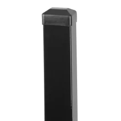   Kerítésoszlop, Strend Pro Garden Eurostandard, antracit, 160 cm, 60 x 40 mm, szögletes, sapkával, horganyzott acél, PVC bevonatú