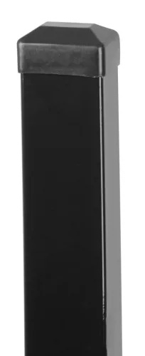 Kerítésoszlop, Strend Pro Garden Eurostandard, antracit, 220 cm, 60 x 40 mm, szögletes, sapkával, horganyzott acél, PVC bevonatú