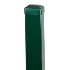   Kerítésoszlop, Strend Pro Garden Eurostandard, zöld, 200 cm, 60 x 40 mm, szögletes, sapkával, horganyzott acél, PVC bevonatú