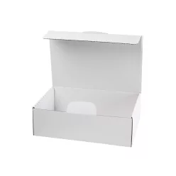   Irattári doboz A4, 375x250x115mm, mindkét oldalán fehér Bluering®