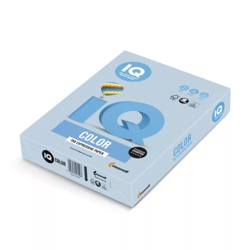 Másolópapír, színes, A4, 80g. IQ MB30 500ív/csomag, pasztell középkék
