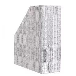 Iratpapucs 9cm, karton, Bluering® textil szürke