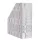 Iratpapucs 9cm, karton, Bluering® textil szürke