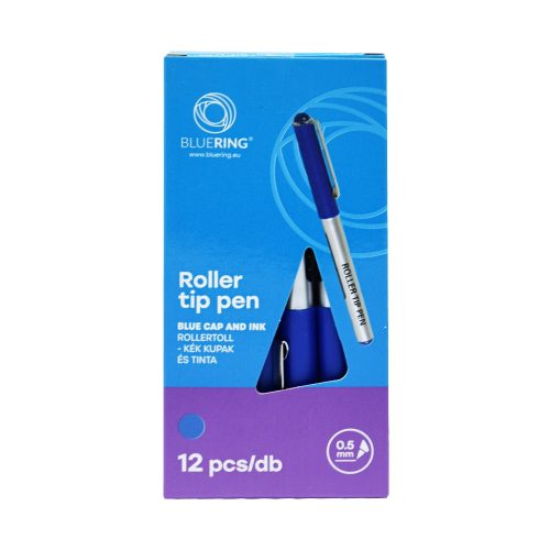 Rollertoll 0,5mm, kupakos Bluering® , írásszín kék