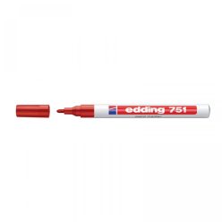 Lakkmarker 1-2mm, kerek Edding 751 piros 