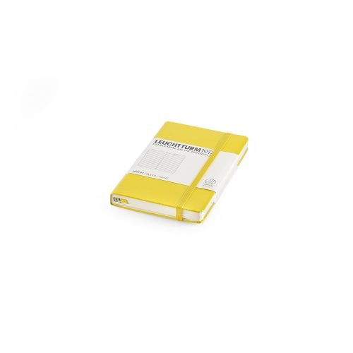 Notesz A6, vonalas pocket Leuchtturm citrom 