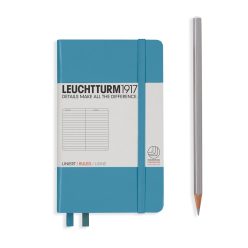 Notesz A6, vonalas pocket Leuchtturm északi kék