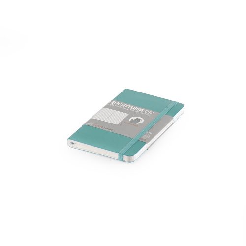 Notesz A6, soft composit vonalas pocket Leuchtturm smaragd 