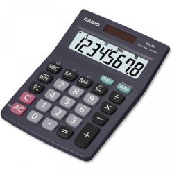   Számológép asztali 8 digit nagy, döntött kijelző Casio MS 8 B S fekete